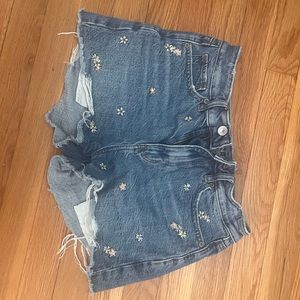 American eagle flower shorts size 0